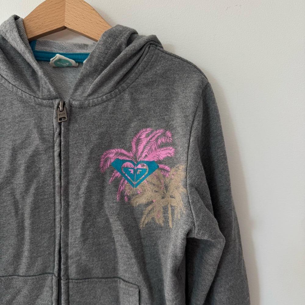 5/$40 Roxy zip up hoodie for girls size 8